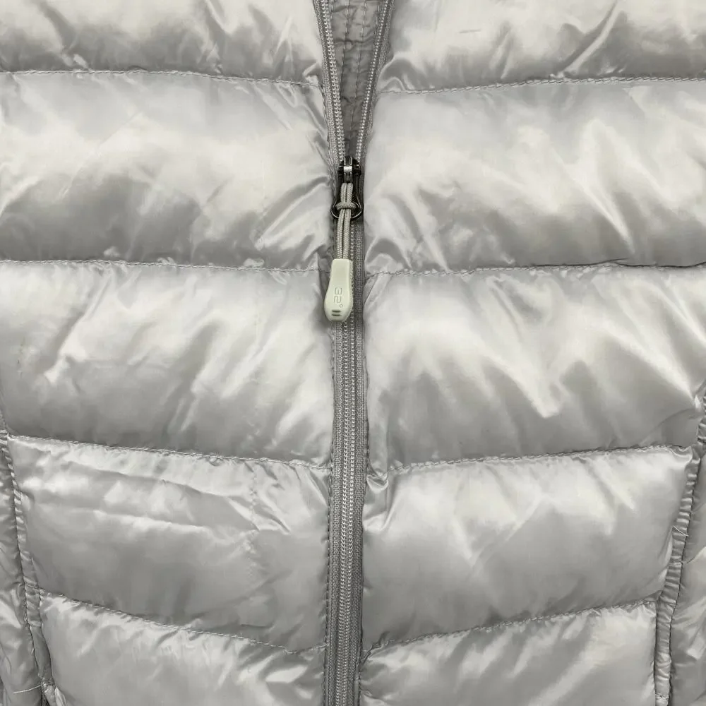 32 Degrees Vest Womens Extra Small Gray Puffer Lightweight Packable Full Zip